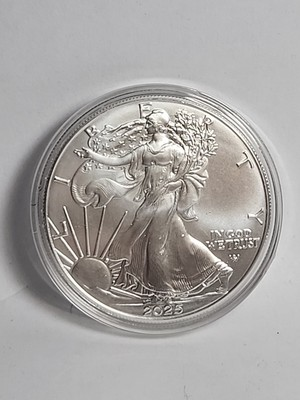#ad 2025 1 oz American S*il*ver Eagle Coin BU 1 oz of .999 fine S*il*ver🚀🚀🚀 $22.60