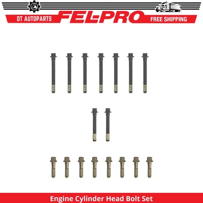For 1987 GMC V1500 Engine Cylinder Head Bolt Set Fel-Pro