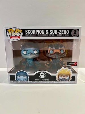 Funko Pop! Mortal Kombat X Scorpion Sub-Zero 2-Pack GameStop Exclusive Vinyl