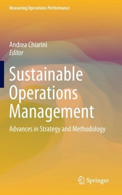 SUSTAINABLE OPERATIONS MANAGEMENT by CHIARINI ANDREA Hardback Self Help Business