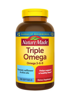 Nature Made Triple Omega, 180 Softgels