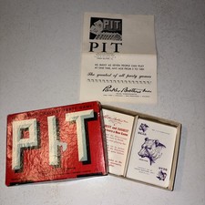 Vintage Pit Card Game Bull  Bear Edition Parker Brothers - Complete Card Set