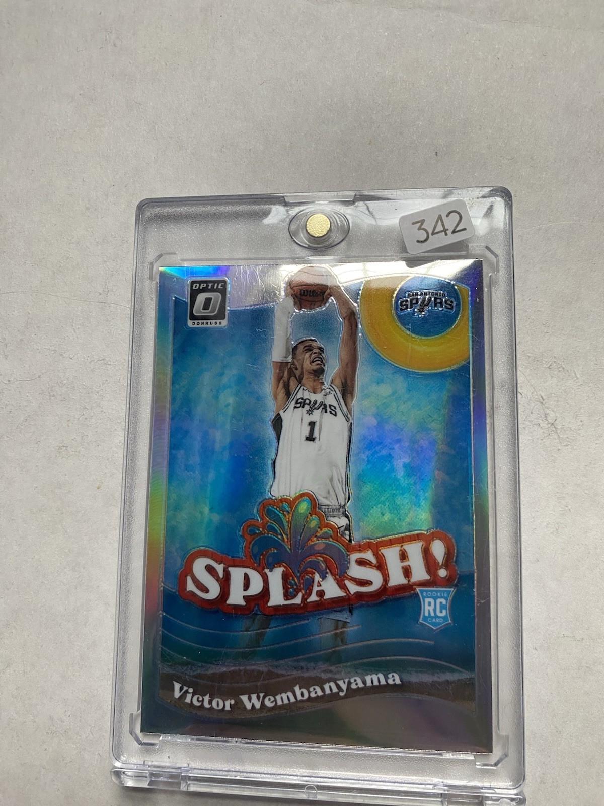 2023-24 Panini Donruss Optic - Splash! Victor Wembanyama #6 Holo Prizm (RC)