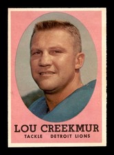 1958 Topps #81 Lou Creekmur   NM+ X3666481