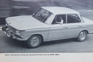 Original 1964 Motor mag extracted road test No 28/64: BMW 1800 Ti