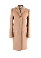 Cappotto lungo misto cashmere beige