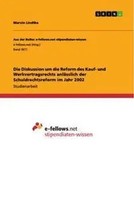 Marvin Lindtke | Die Diskussion Um Die Reform Des Kauf- Und...