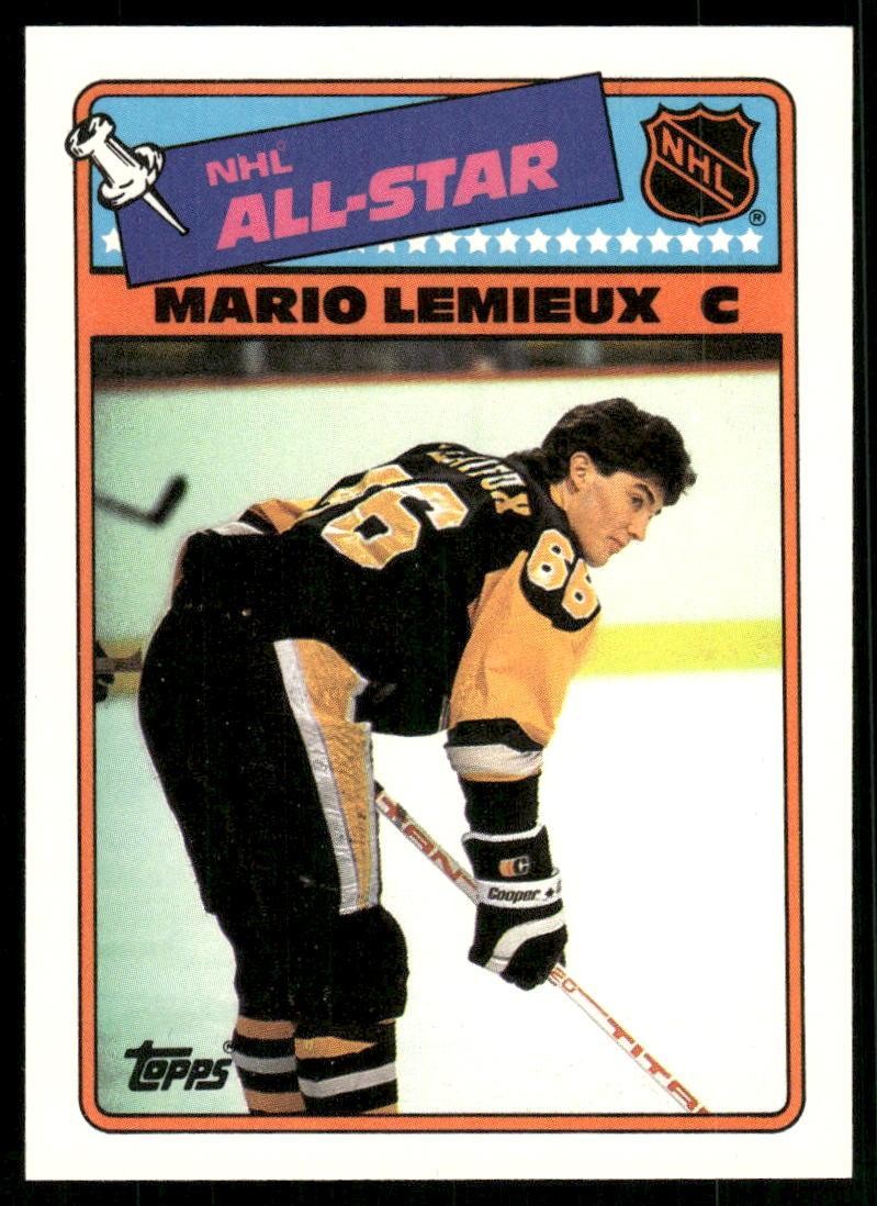 1988-89 Topps #2 Mario Lemieux Stickers