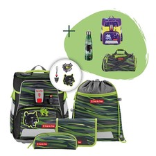 Step by Step Schulranzen Schultasche Set SPACE Wild Cat Chiko 8-tlg Kinder Junge