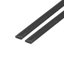Pultruded Flat Carbon Fiber Strips 4 PCS 1x3mm x 500mm for Kites RC Plane