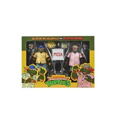 NECA Teenage Mutant Mutant Ninja Turtles Vacation Michelangelo & Raphael 2 Pk