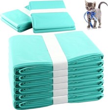 AIMIDODO 8 Pack Cat Litter Pail Liner Refills Bags 1 Count Pack of 8 , Green