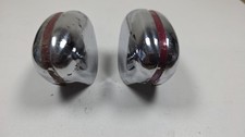 A Pair Of Lh Rh 1937-1941 Ford Deluxe Bumper Guard End Cap Accessories