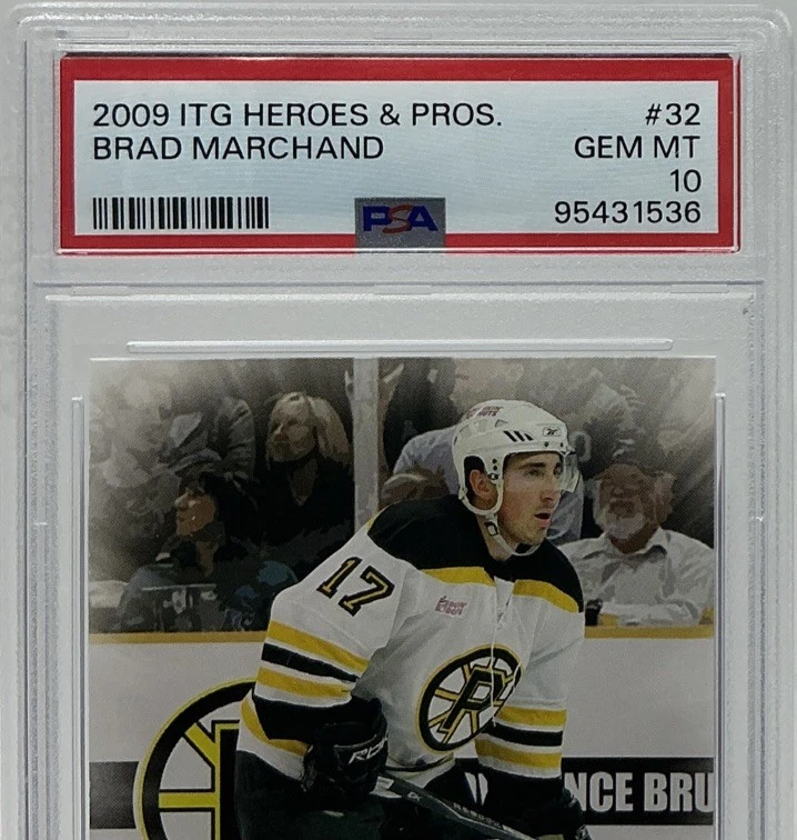 Brad Marchand Rookie PSA 10 -2009 ITG Heroes & Prospects -Bruins, Panthers, Fire - Image 2 of 4