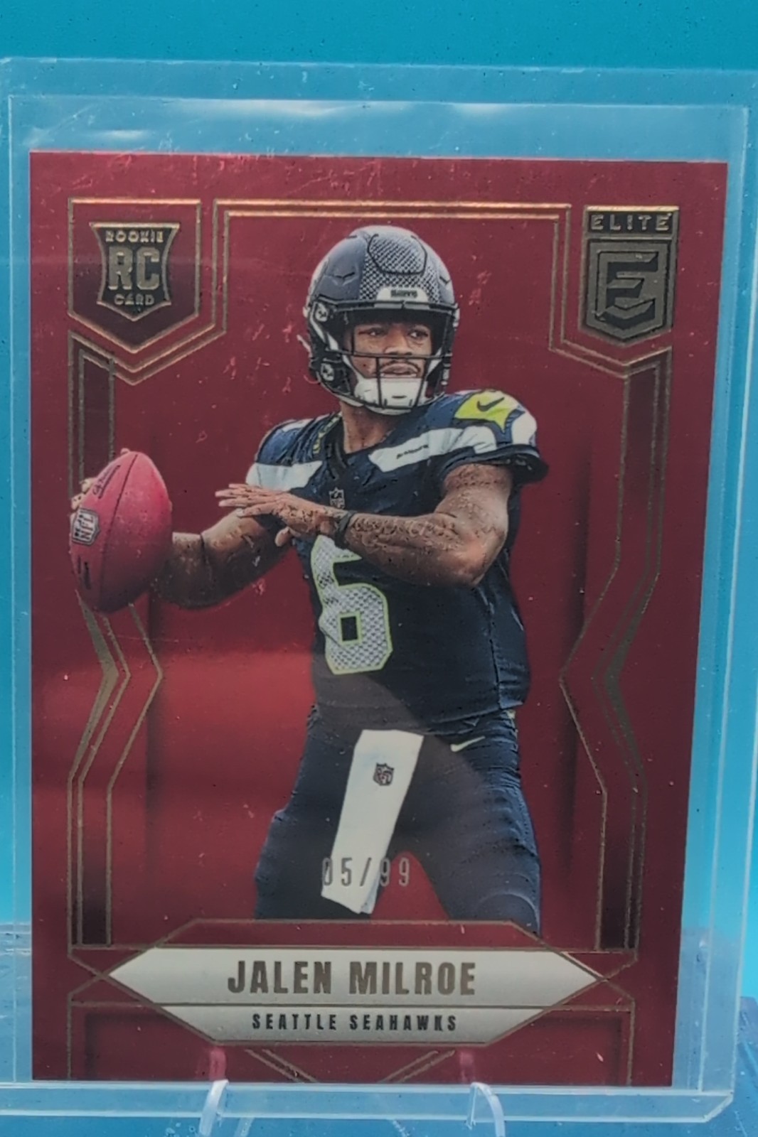 2025 Panini Donruss Elite - Rookies Jalen Milroe #131 Red /99 (RC)