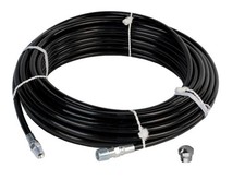 Schieffer 1/8" x 50' 4800 PSI Thermoplastic Sewer Jetter Hose & 4.0 Nozzle