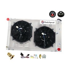 4 Row Radiator Shroud Fan for Chevy C/K Series Pickup C10 20 30 Suburban 73