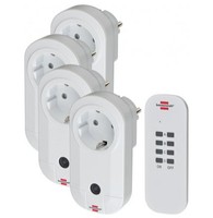 Brennenstuhl Comfort-Line Rc Ce1 4001 Wireless Socket Adapter 4pcs 1507050
