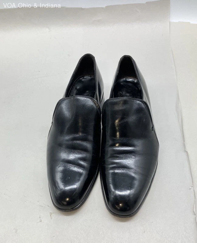 Mocassins Homme En Cuir Noir Johnston & Murphy – Pointure US 10,5 – Occasion En Bon état