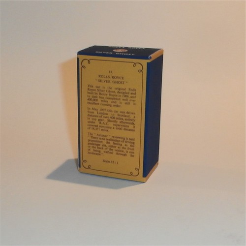 Caja de reproducción estilo C Matchbox Lesney Yesterye 15 a Rolls Royce plateada fantasma C - Imagen 3 de 5