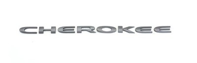 14-19 Jeep Cherokee MINERAL GRAY CHEROKEE NAMEPLATE EMBLEM BADGE OEM NEW MOPAR