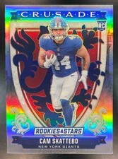 2025 Panini Rookies & Stars Cam Skattebo Crusade Silver #21 RC New York Giants