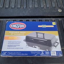"Parrilla de carbón rectangular de mesa Kingsford 17"" portátil compacta nueva en caja"