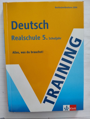 Klett Training Deutsch Realschule 5. Klasse Übungsbuch mit Lösungen sehr gut