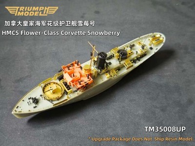 TM35008UP 1/350 HMCS Flower-Class Corvette Snowberry Upgrade Pack（NO SHIP MODEL）