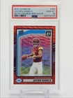 JAYDEN DANIELS 2024 DONRUSS OPTIC RATED ROOKIE RED WAVE A RC PSA 10 Q4769
