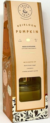 Tried & True Reed Diffuser Heirloom Pumpkin Brown Sugar & Cinnamon Fall Scents