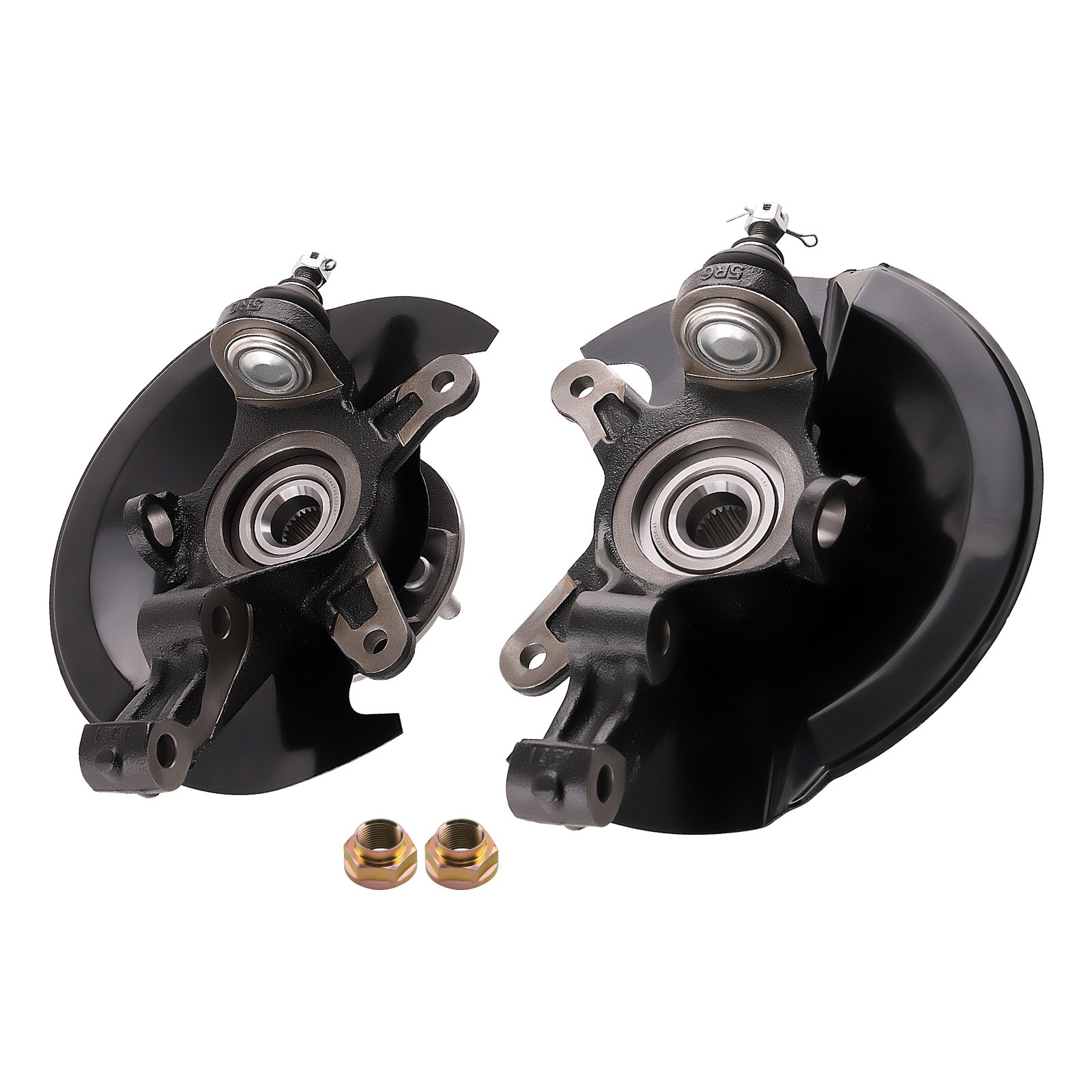 Pair Front Wheel Hub & Bearing Knuckle Assembly For Honda Civic  2003-2004 2005