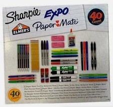Sharpie Expo Elmer's Paper MateNWT,40 Count School Supplies NEW