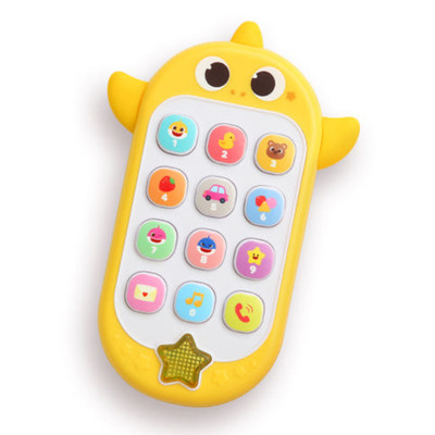 Pinkfong Baby Shark Smartphone Toy Music Learn Numbers Sound Light LED 3+ New