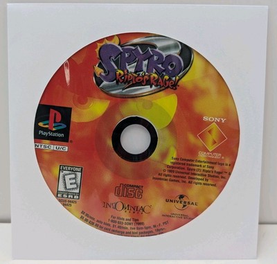 Spyro 2 Ripto's Rage Black Label (Sony Playstation 1 PS1) Disc Only Tested 