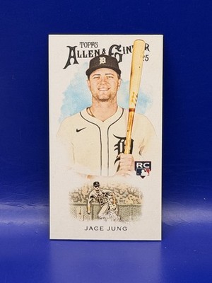 2025 TOPPS ALLEN & GINTER JACE JUNG ROOKIE 1889 N2 VARIATION SP MINI #N222-28