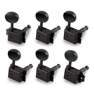 Wilkinson Vintage Guitar Tuning Pegs Guitar String Tuners Machine Heads Black 6R