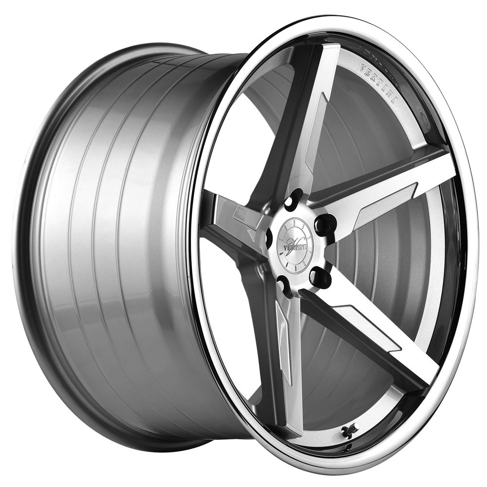 20" Vertini RFS1.7 Silver 20x9 20x10 Forged Wheels Rims Fits Maserati Ghibli