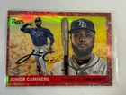 Topps Platinum 2025 Junior Caminero Rose Gold Toile Refractor /75 Rays #168