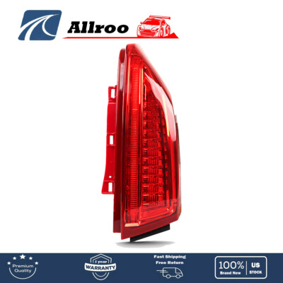 Passenger/RightSide For Cadillac ATS 2013-2017 LED Red Lens Tail Light Assembly