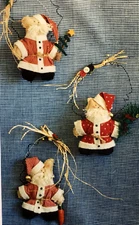 PATTERN Cat Rabbit Teddy Bear Santa Christmas Ornament NEW Among Country Friends