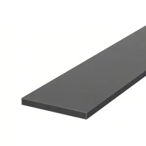 Striscia di gomma nera liscia 3 piedi x 1/4 pollice spessore x 4" larghezza 36" foglio lungo NUOVO - Foto 2 di 12