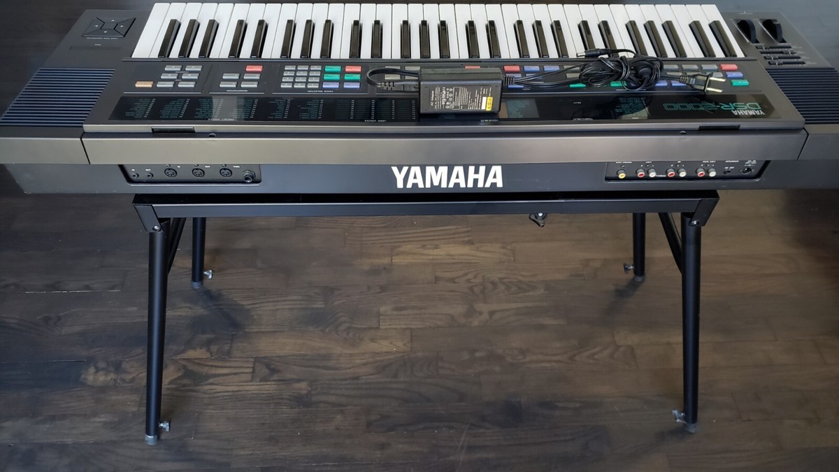 Yamaha DSR-2000 Vintage 61-Key Synthesizer Keyboard + Stand *PICK