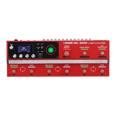 BOSS RC-600 Nine Footswitches Control 49 Input FX Loop Station Looper Pedal