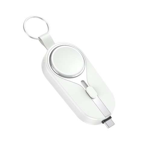 Chargeur magnétique pour Apple Watch & téléphone portable mini porte-clés banque d'alimentation batterie - Photo 15 sur 16
