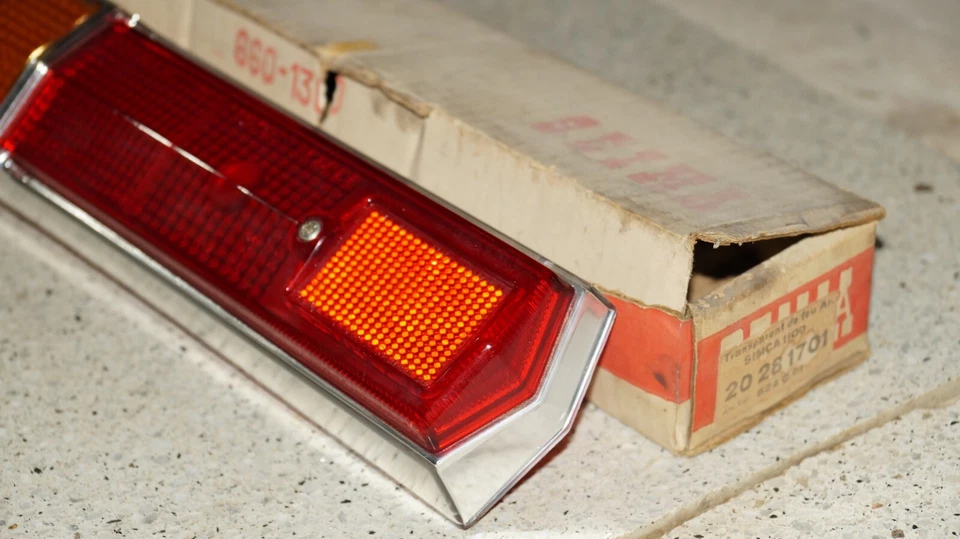 Подлинный хромированный левый боковой задний фонарь Seima 624G для Simca 1100 - Изображение 3 из 4