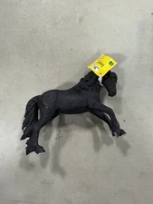 2005 Safari Ltd - Friesian - Black Stallion Horse Figure B16
