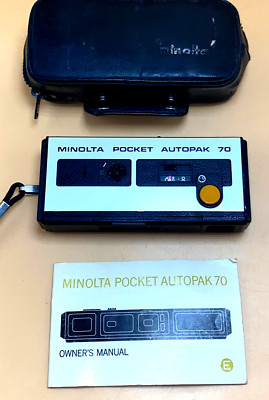 Vintage MINOLTA Pocket Autopak 70 Film Camera Japan - Point