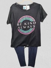 Extremely Me Girls Be Kind Always 2 piece Leggings Set Select your size New