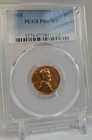 PR67RD 1955 RED WHEAT LINCOLN PENNY PCGS GRADED 1C PROOF COIN, VERY BEAUTIFUL